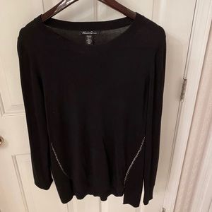 Kenneth Cole Black Sweater Sz M